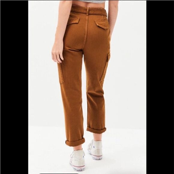 PacSun Brown Cargo Utility Carpenter Pants Size 27 - Picture 5 of 13